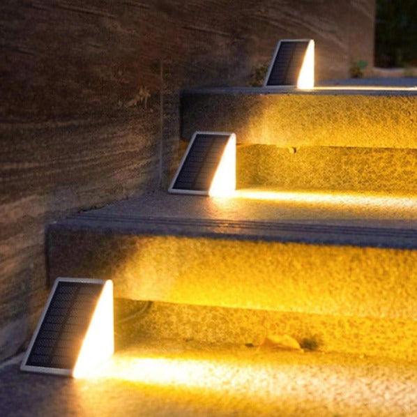 Solar Powered Stair Lights