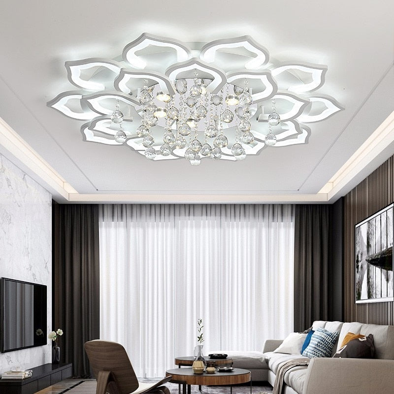 Lustre en cristal de lotus™